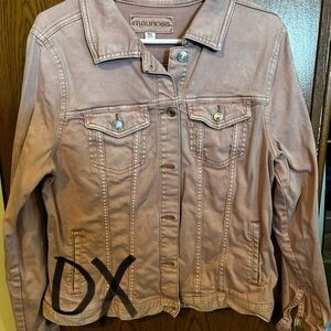 Maurices Blush Pink Jean Jacket